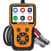 Compact 12V Battery Charge Tester & Alternator Analyzer - Quick Diagnostic Tool