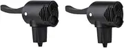 Bicycle Valve Connector Tire Tyre Air Pump,2 Pieces Dual Head Bike Track Pump,Valve Adapter Bicycle Track Pump for Bicycle Bike Replacement Accessories,Locking Presta Schrader Air Chuck for Bike Tire