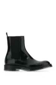 [ALEXANDER MCQUEEN] Float Chelsea Boots 42.5 BLACK