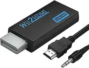 Septanrio WII to HDMI Adapter with HDMI Cable (black)