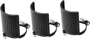 Alasum 3 Pcs High-toughness Plastic Mic Cover Foam Noise Reduction Shield for