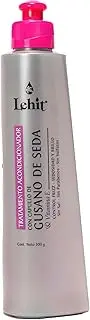 Lehit Gusano de Seda & Vitamina E Tratamiento Reparador Intensivo Bio-Estructurado Silkworm Intensive Repair Treatment Anti-Frizz 10.1oz(300ml)