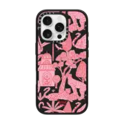 iPhone 16 Pro Impact Case Cheetah Paradise Pink