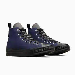 CONVERSE-男女GORE TEX高筒帆布鞋-A05564C-藍黑 防水 Chuck Taylo’70 三星標