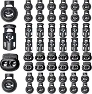 Cord Lock End Spring Stop Toggle Stoppers for Drawstrings , Shoelaces, Paracord