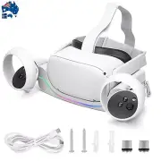 Magnetic Charging Dock Set for Oculus/Meta Quest 2 VR Headset Controller Stand