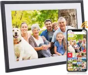 Frameo Digital Picture Frame 10.1 Inch 32GB Smart Wifi Digital Photo Frame with