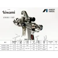 在飛比找蝦皮購物優惠-#日本 岩田 KIWAMI-1-16B2 噴槍 anest 