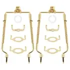 7Inch Lamp Shade Harp Holder Adjustable Lamp Harp Kit E14,E26,E27 Light1633