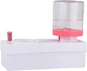 LALOCAPEYO Brush Rinser Set Electric Paint Brush Cleaner Machine, Rinser Running Water Circulation Paint Brush Cleaner Art Supplies for Acrylic and Water-Based Paint Cleaning Tools (Pink)