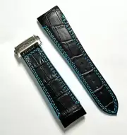 Original Hamilton Face to Face H328560 / H328660 Black Leather Watch Band Strap