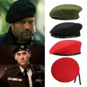 Unisex Military Army Hat Men French Style Uniform Casual Stree Beret Cap Red