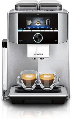 Siemens Fully Automatic Coffee Machine EQ.9 Plus Connect s700 TI9578X1DE App Con