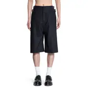 [JORDANLUCA] JORDANLUCA MAN BLACK SHORTS & SKIRTS Black
