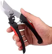 DGBAY Gardening Sharp Pruning Shears - Heavy Duty Stainless Steel Hand Pruner Pruning Scissors Snip Tree Trimmer with Safety Lock, Ideal Branches/Rose Cutter with Comfortable Handle