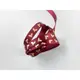 【Crystal Rose緞帶】金箔雙葉/緞面/10mm/聖誕緞帶台灣製造