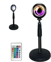[Nuhjytgf] Sunset Lamp Projector - Multicolor Changing LED Sunset Lamp Projector | Home Business Rotatable Night Lantern for Romantic Decor for Bedroom, Gathering