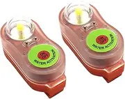 LED Jacket Life Light - Lithium Life Vest Light, 2pcs Floating Strobe LED Water | High-Intensity Beam Locator, Flashing Beacon For Fishing, Kayaking, Rafting