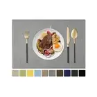 Cloth Placemats Set of 6-12 x 18 Inch, Heat Resistant Double Layered Thickene...