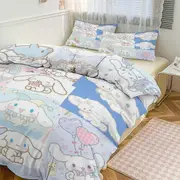 a2519 Cute Cinnamoroll Cartoon Character Duvet Cover Set Bedding Set 3D Cartoon Printed Comfortable And Soft Bed Set Room Decor for Bedroom jfr2519