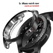 Black - Soft Electroplate Protective Case for Samsung Gear S3 Frontier SM-R765V