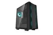 Deepcool CC560 V2 Mid-Tower Tempered Glass ATX Computer Case - Black [R-CC560-BKGAA4-G-2]
