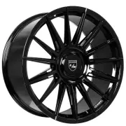 22x9"Lexani Wheels Lotus-XL Gloss Black Rims (Regular Caps) (for: Jaguar)