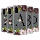 OFFICIAL NATURE MAGICK FLORAL BLACK MONOGRAM 1 GEL CASE FOR SAMSUNG PHONES 1