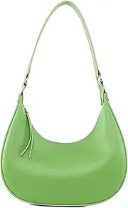 [Aoekaff] Small Crescent Shoulder Bag Purse For Women,Trendy Leather Under The Arm Handbag
