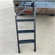 Universal Tailgate Ladder Compatible For Pickup Truck Car Rear Door Ladder Protective Frame