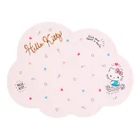 在飛比找樂天市場購物網優惠-小禮堂 Hello Kitty 造型矽膠餐墊 矽膠桌墊 防滑