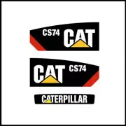 Caterpillar CS74 Decal sticker Kit for roller