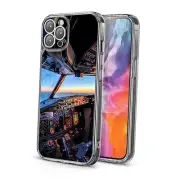 Phone Case Compatible with Flying Pilot Captain Co Plane iPhone 14 Cockpit