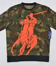 Polo Sport Ralph Lauren Sweatshirt Big Pony Camo Pullover XL NWT