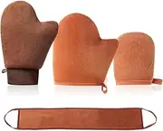 Self-Tanning Gloves, Tanning Mitt, Pack of 4 Self-Tanning Gloves, Self Tanning Back Applicator, Tanning Glove, Self Tanning Body Glove