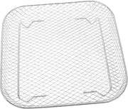 [CRILSTYLEO] Stainless Steel Grill Grill Air Fryer Bbq Rack Air Fryer Baking Rack Silver 304 Stainless Steel