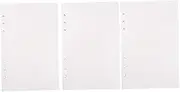 FOYTOKI A5 Loose-leaf Paper Refill Notebook Core 3 Packs Dot Pattern Notebook Filler for School