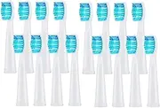 3/4/8/12/16 Pcs Replacement Brush Heads, Compatible For Seago Fairywill Electric Toothbrush Head Bristle Brush Refill Tooth Clean(16 Pcs white)