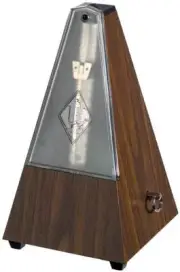 Wittner System Maelzel Series 810K Metronome in Walnut Grain Colour
