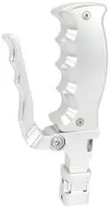 Aeroflow Mustang Attack Oem Billet Shifter Handle Ford Silver - AF72-9105