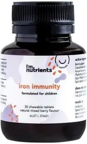 I'M NUTRIENTS Iron Immunity Chewable (Mixed Berry) 30t