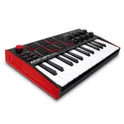 MPK Mini MK3 - 25 Key USB MIDI Keyboard Controller 8 Backlit Drum Pads 8 Knobs
