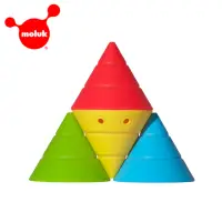 在飛比找momo購物網優惠-【瑞士 Moluk】Hix 創意三角疊疊樂(固齒器/抓握訓練