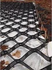 Gravel Grid Durable gravel grid for stabilizing walkways and driveways Reusable for steep cabins and walkways 640 square feet (13 x 18 feet)