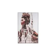 Maine & Crawford Milia 90x60cm Warrior Canvas w/ PS Frame Wall Hanging Art Decor