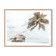 My Resort Framed Printed Wall Art - Timber