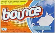 Bounce Fresh Linen Fabric Softener Sheets 120 Count by Bounce
