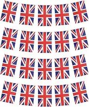 Union Jack Bunting | Union Jack Flag,Pennant UK Flags Banner for Patriotic, Bar, Indoor and Outdoor, International Festival