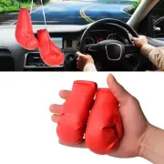 2 Pack Mini Boxing Gloves Car Mirror Hanging Miniature Punching Gloves Ornament
