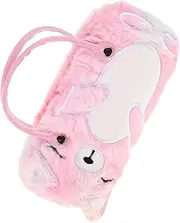 [BESTYASH] Glasses Case Soft Pouch with Hard Shell Spectacle Case for Kids Women Compact Sunglasses Pouch